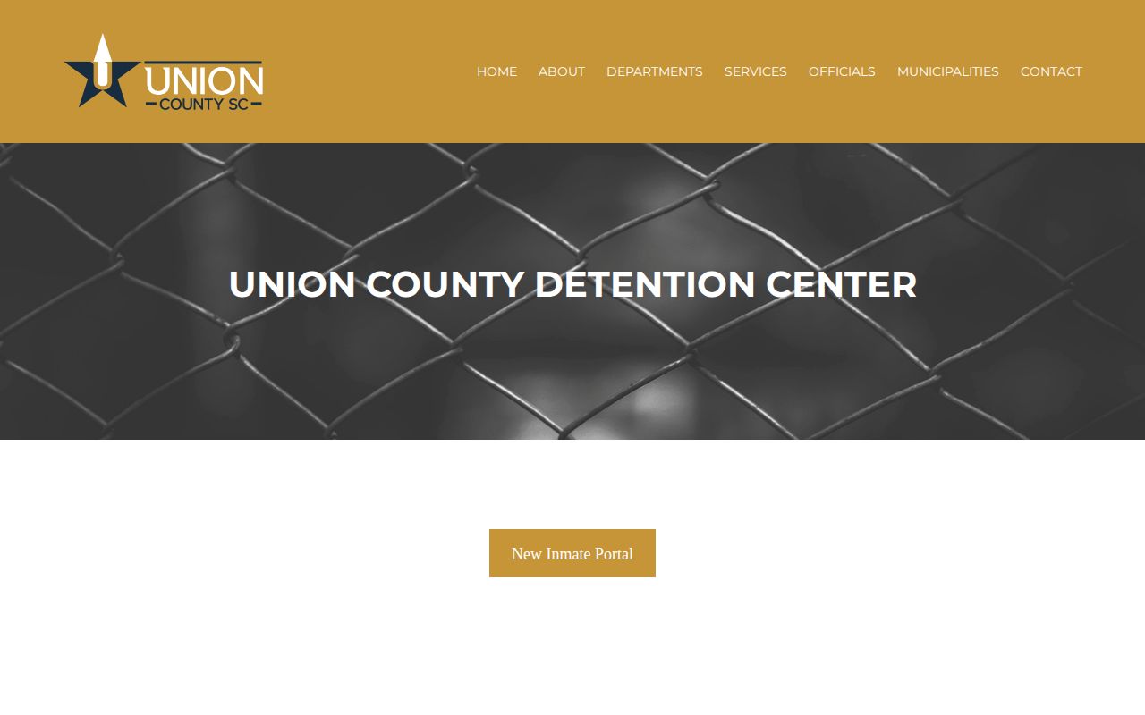 Union County Detention Center release and facility information